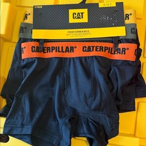 Caterpillar Performance Boxer Briefs - Navy and Orange